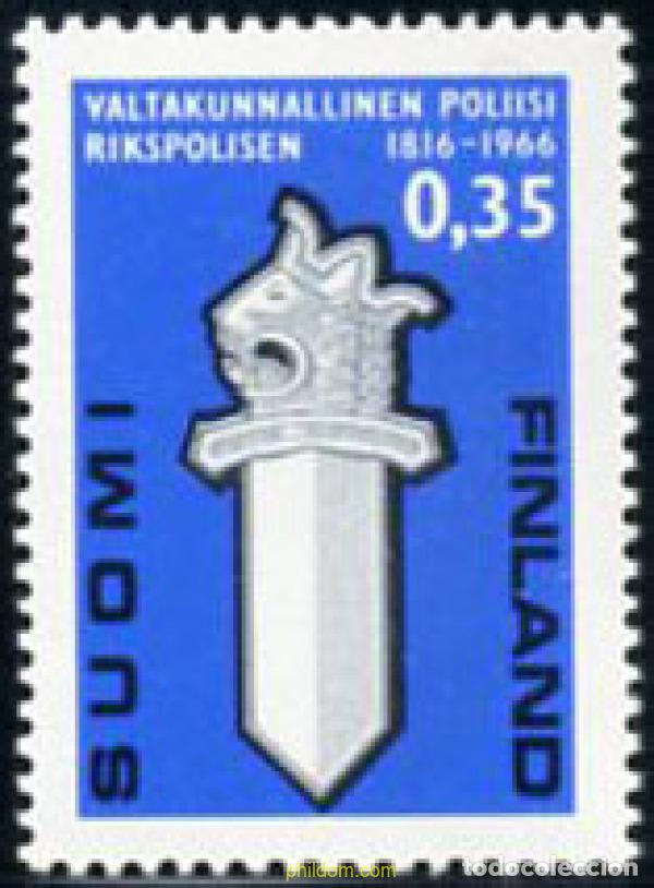 Briefmarken: 102832 MNH FINLANDIA 1966 150 ANIVERSARIO DE LA POLICIA