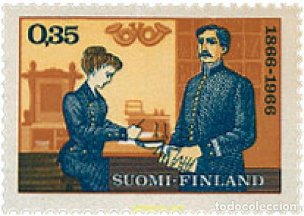 Briefmarken: 102828 MNH FINLANDIA 1966 NORDIA 66. EXPOSICION FILATELICA Y CENTENARIO DEL SELLO