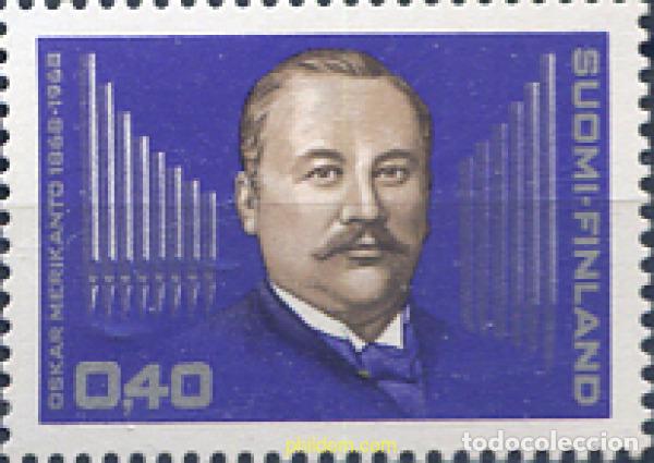 Selos: 102863 MNH FINLANDIA 1968 CENTENARIO DEL NACIMIENTO DE OSKAR MERIKANTO