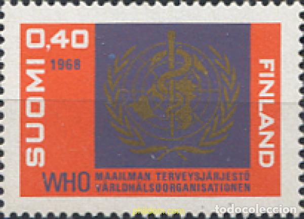 Selos: 102859 MNH FINLANDIA 1968 20 ANIVERSARIO DE LA ORGANIZACION MUNDIAL DE LA SALUD