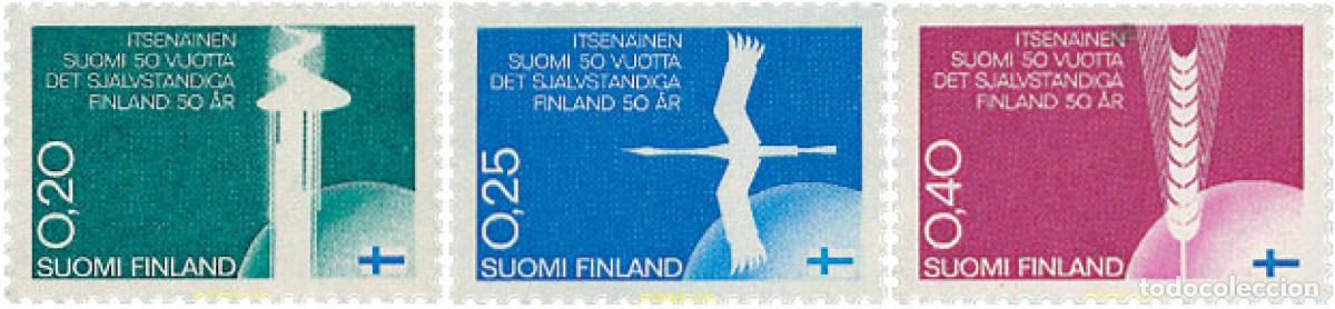 Selos: 102856 MNH FINLANDIA 1967 50 ANIVERSARIO DE LA INDEPENDENCIA