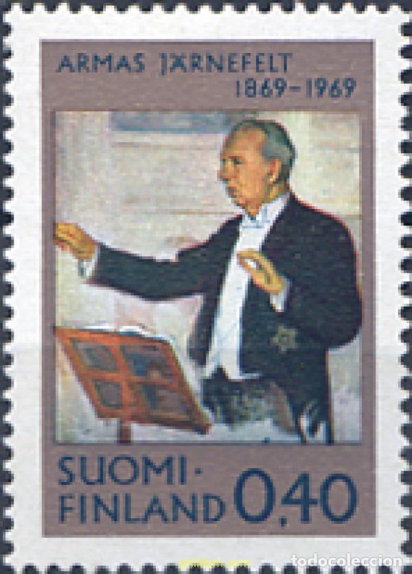 Selos: 102871 MNH FINLANDIA 1969 CENTENARIO DEL NACIMIENTO DE EDVARD ARMAS JARNEFELT