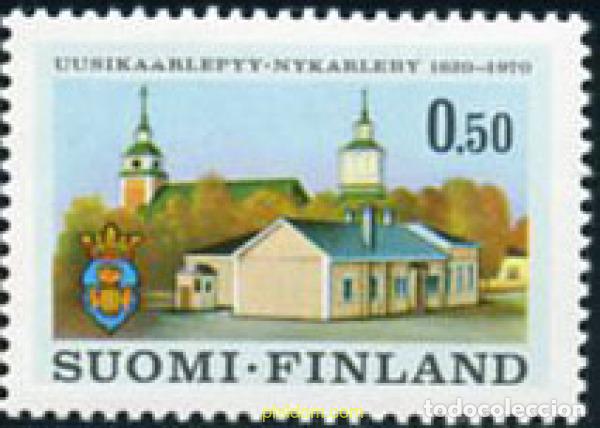 Selos: 102885 MNH FINLANDIA 1970 350 ANIVERSARIO DE LA CIUDAD DE UUSIKAARLEPYY