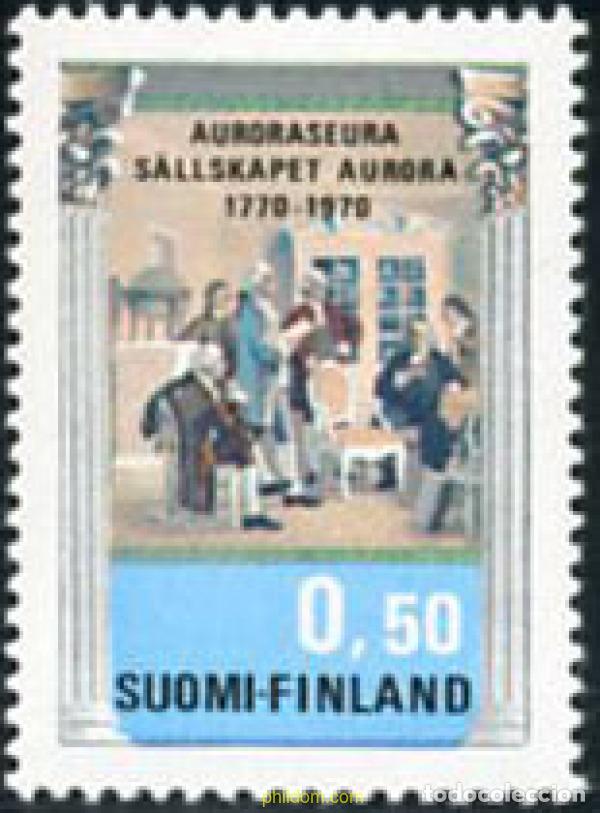 Selos: 102884 MNH FINLANDIA 1970 200 ANIVERSARIO DE LA FUNDACION DE LA SOCIEDAD &rdquo;AURORA&rdquo;