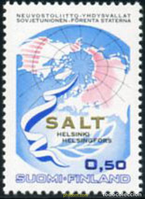 Sellos: 102888 MNH FINLANDIA 1970 CONFERENCIA SOBRE LA LIMITACION DE LAS ARMAS ESTRATEGICAS ENTRE EEUU Y UR