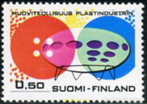 Sellos: 102908 MNH FINLANDIA 1971 INDUSTRIA DE PLASTICOS EN FINLANDIA
