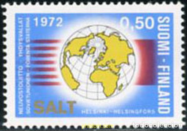 Sellos: 102915 MNH FINLANDIA 1972 CONFERENCIA SOBRE LA LIMITACION DE LAS ARMAS ESTRATEGICAS ENTRE EEUU Y UR