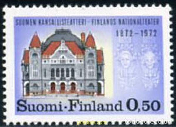Sellos: 102912 MNH FINLANDIA 1972 CENTENARIO DEL TEATRO NACIONAL