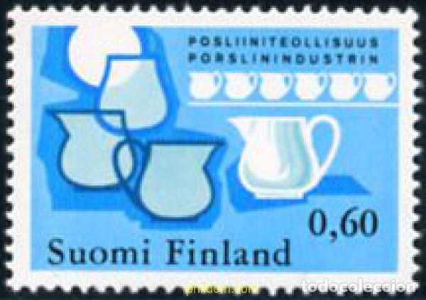 Sellos: 102953 MNH FINLANDIA 1973 INDUSTRIA DE LA PORCELANA