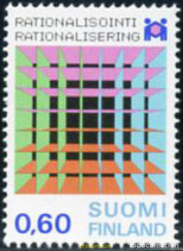 Sellos: 102958 MNH FINLANDIA 1974 CENTENARIO DE LA SOCIEDAD PARA LA EDUCACION POPULAR