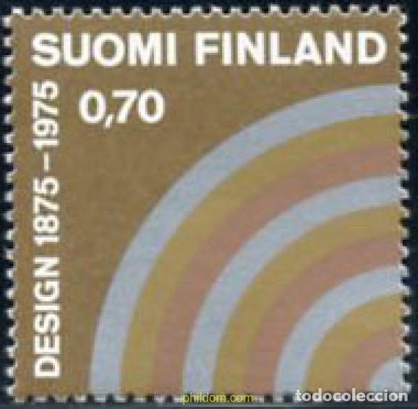Sellos: 102981 MNH FINLANDIA 1975 CENTENARIO DE LA SOCIEDAD FINLANDESA DE LAS ARTES DECORATIVAS