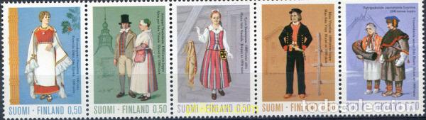 Sellos: 123940 MNH FINLANDIA 1972 TRAJES TIPICOS