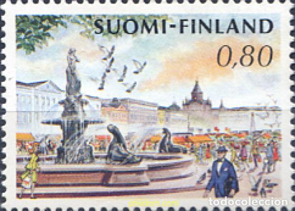 Sellos: 103010 MNH FINLANDIA 1976 PLAZA DEL MERCADO DE HELSINKI