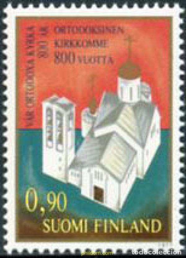 Sellos: 103024 MNH FINLANDIA 1977 800 ANIVERSARIO DE LA IGLESIA ORTODOXA EN FINLANDIA