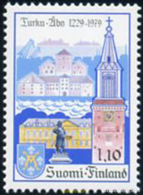 Sellos: 103037 MNH FINLANDIA 1979 750 ANIVERSARIO DE LA CIUDAD DE TURKU