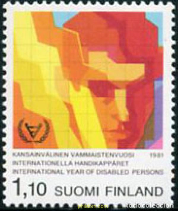 Sellos: 103075 MNH FINLANDIA 1981 A&Ntilde;O INTERNACIONAL DE LOS MINUSVALIDOS