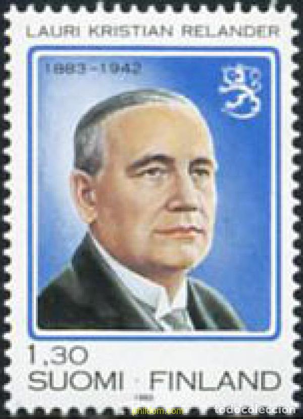Sellos: 103126 MNH FINLANDIA 1983 CENTENARIO DEL NACIMIENTO DE LAURI KRISTIAN RELANDER