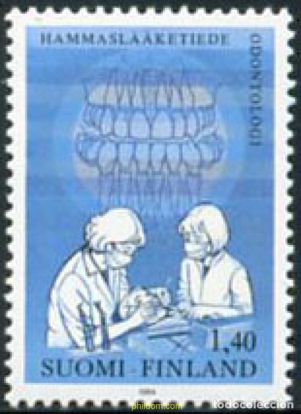 Sellos: 103140 MNH FINLANDIA 1984 ODONTOLOGIA. CONGRESO ANUAL DE LA FEDERACION DENTAL INTERNACIONAL