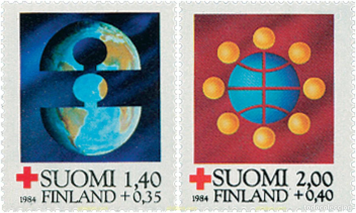 Timbres: 103136 MNH FINLANDIA 1984 A BENEFICIO DE LA CRUZ ROJA. PAZ PARA LA HUMANIDAD