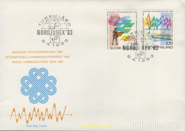 Timbres: 434942 MNH FINLANDIA 1983 A&Ntilde;O MUNDIAL DE LAS COMUNICACIONES