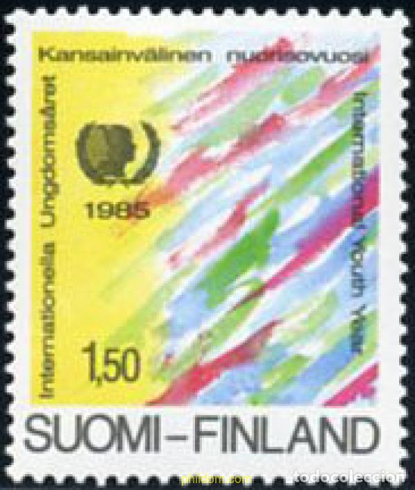 Stamps: 103172 MNH FINLANDIA 1985 A&Ntilde;O INTERNACIONAL DE LA JUVENTUD