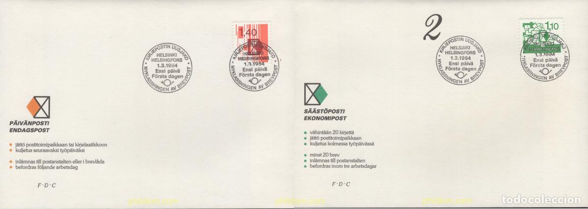 Stamps: 434948 MNH FINLANDIA 1984 NUEVA CLASIFICACION DE ENVIOS POSTALES