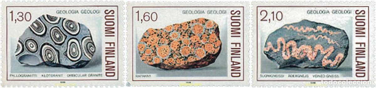 Stamps: 103175 MNH FINLANDIA 1986 GEOLOGIA