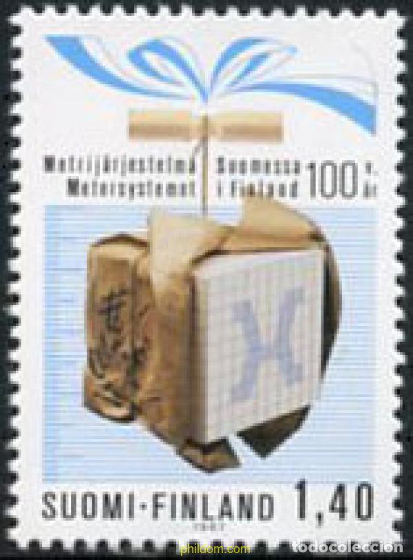 Sellos: 103186 MNH FINLANDIA 1987 CENTENARIO DE LA ADOPCION DEL SISTEMA METRICO