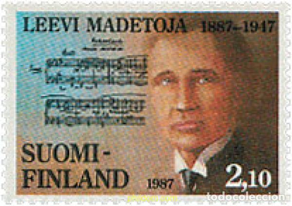 Sellos: 103187 MNH FINLANDIA 1987 CENTENARIO DEL NACIMIENTO DE LEEVI MADETOJA