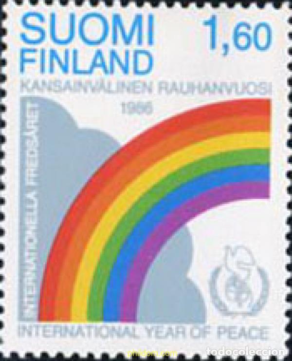 Sellos: 103182 MNH FINLANDIA 1986 A&Ntilde;O INTERNACIONAL DE LA PAZ