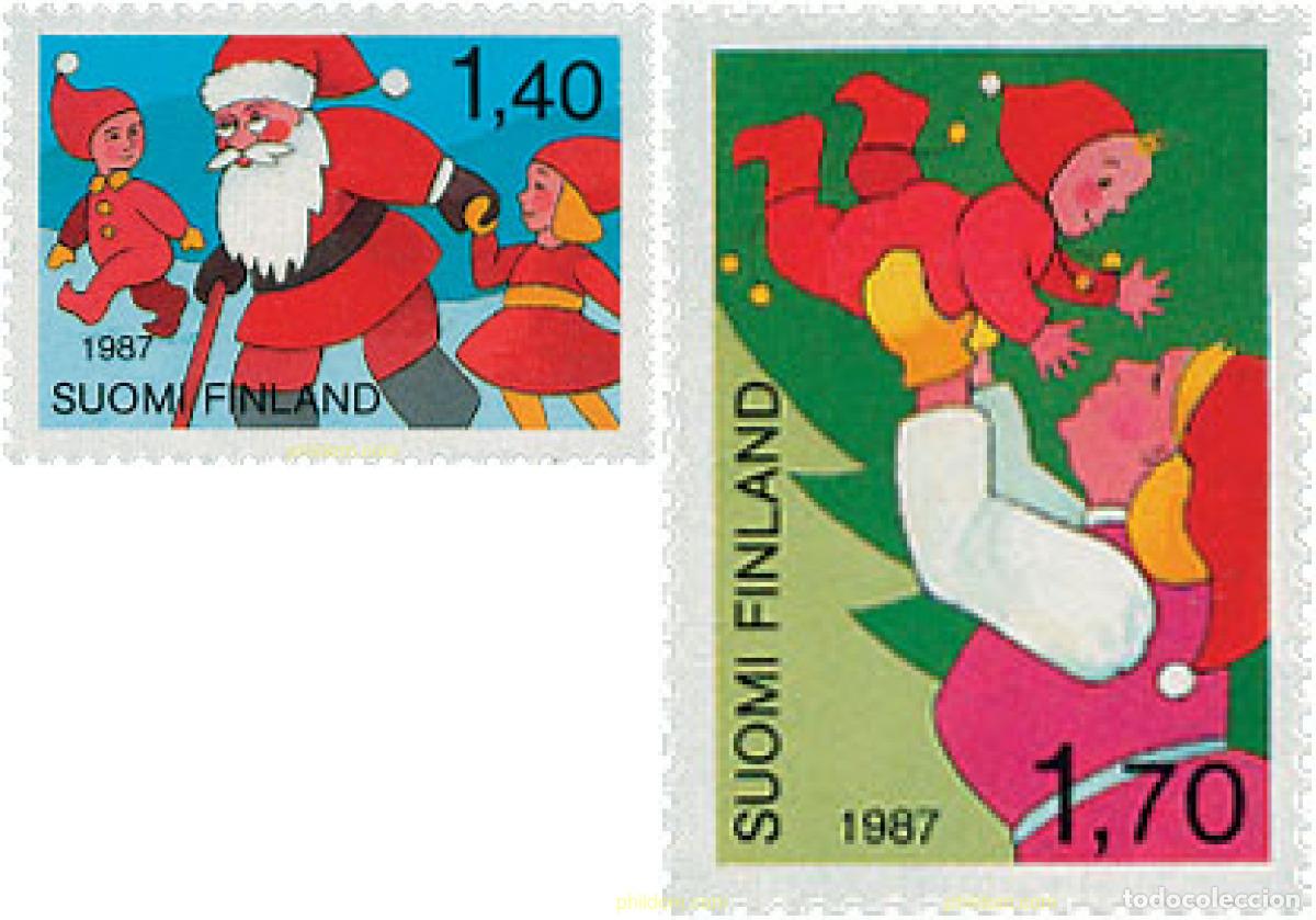 Sellos: 103192 MNH FINLANDIA 1987 NAVIDAD