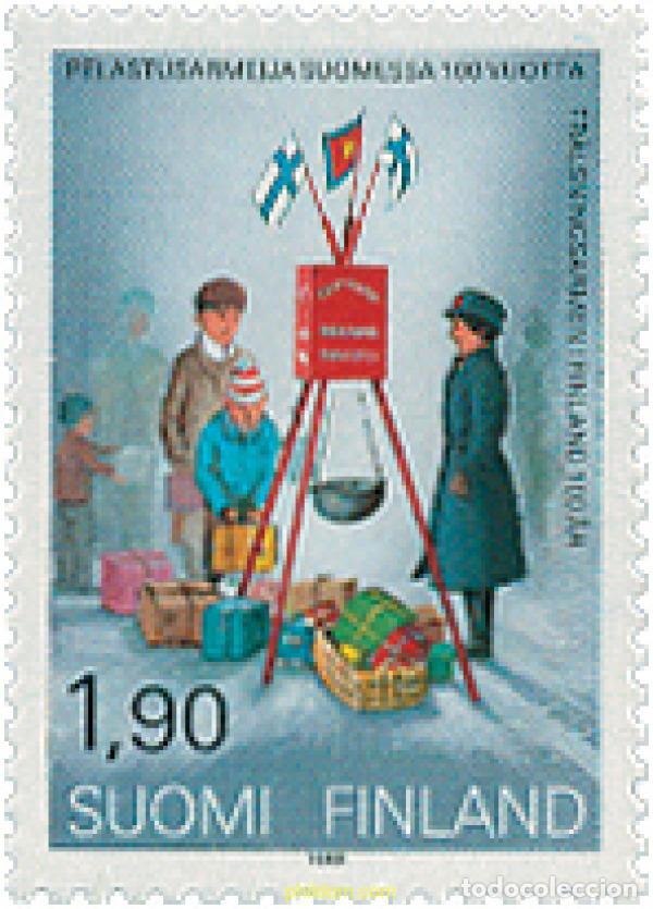 Sellos: 103210 MNH FINLANDIA 1989 CENTENARIO DEL EJERCITO DE SALVACION EN FINLANDIA