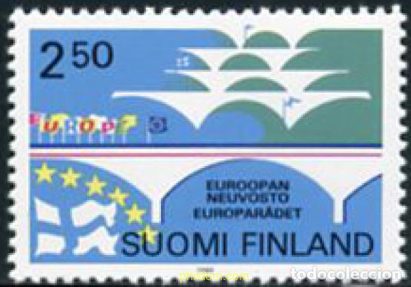 Sellos: 103231 MNH FINLANDIA 1989 40 ANIVERSARIO DEL CONSEJO DE EUROPA