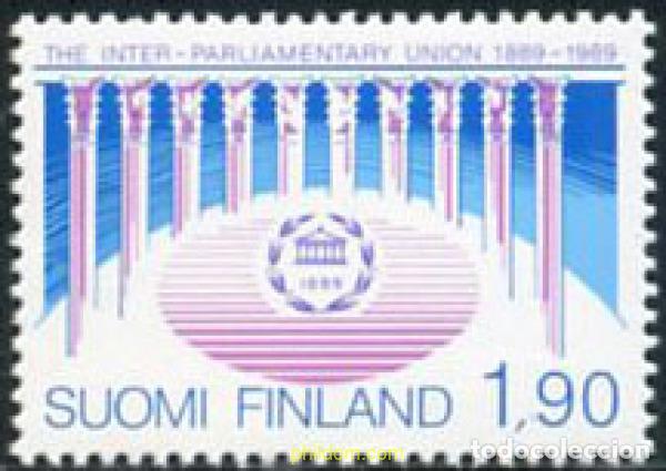 Sellos: 103229 MNH FINLANDIA 1989 150 ANIVERSARIO DE LA UNION INTERPARLAMENTARIA