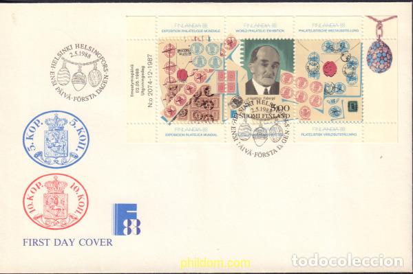 Sellos: 544422 MNH FINLANDIA 1988 FINLANDIA 88. EXPOSICION FILATELICA INTERNACIONAL