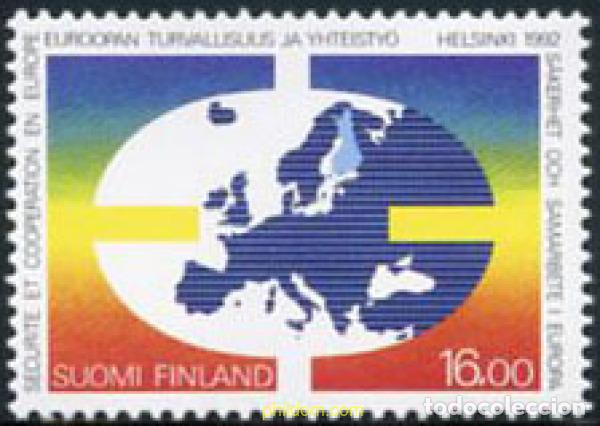 Sellos: 103268 MNH FINLANDIA 1992 4 CONFERENCIA SOBRE LA SEGURIDAD Y LA COOPERACION EUROPEA