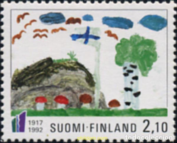 Sellos: 103292 MNH FINLANDIA 1992 75 ANIVERSARIO DE LA INDEPENDENCIA