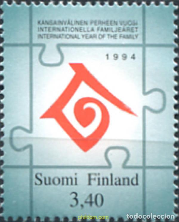 Sellos: 103316 MNH FINLANDIA 1994 A&Ntilde;O INTERNACIONAL DE LA FAMILIA