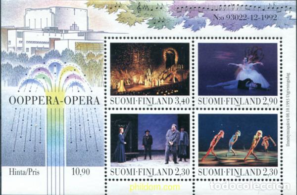 Sellos: 103305 MNH FINLANDIA 1993 INAUGURACION DE LA NUEVA OPERA DE HELSINKI