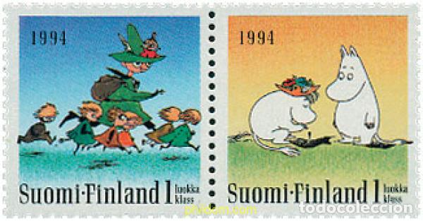 Sellos: 126572 MNH FINLANDIA 1994 LOS MUMIN