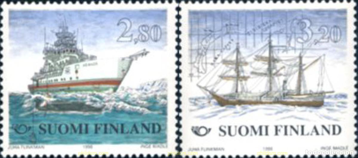 Sellos: 103357 MNH FINLANDIA 1998 NORDEN 98. LA NAVEGACION MARITIMA TRANSATLANTICA