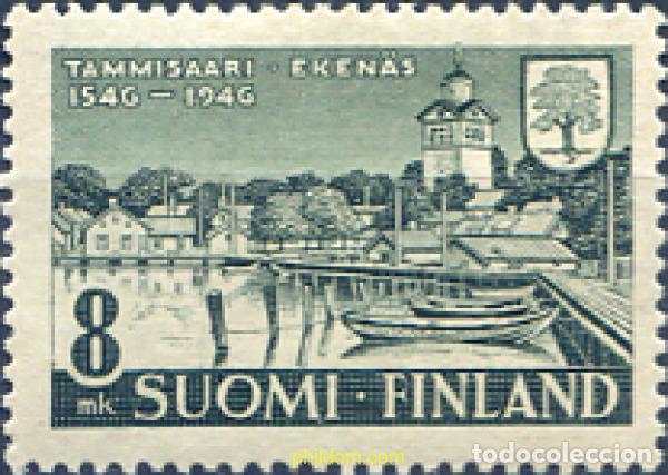 Sellos: 103504 MNH FINLANDIA 1946 400 ANIVERSARIO DE LA CIUDAD DE TAMMISAARI