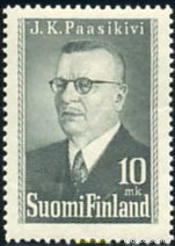 Sellos: 103507 MNH FINLANDIA 1947 PRESIDENTE PAASIKIVI