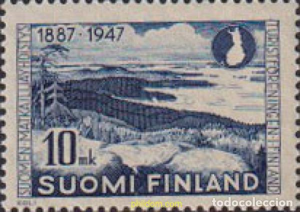 Sellos: 103520 MNH FINLANDIA 1947 60 ANIVERSARIO DE LA SOCIEDAD DE TURISMO