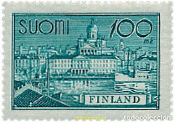Sellos: 103567 MNH FINLANDIA 1958 PUERTO DE HELSINKI