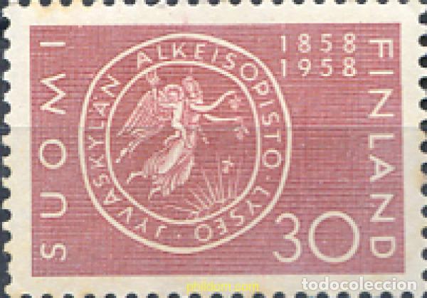Sellos: 103572 MNH FINLANDIA 1958 CENTENARIO DE LA PRIMERA ESCUELA SECUNDARIA