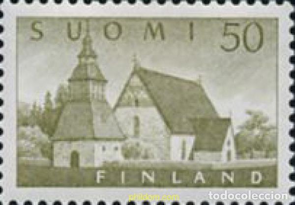 Sellos: 103555 MNH FINLANDIA 1956 IGLESIAS