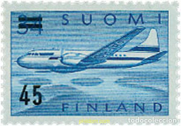 Sellos: 103591 MNH FINLANDIA 1959 AVIONES