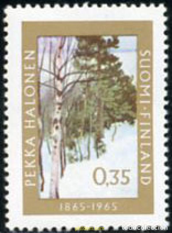 Sellos: 103621 MNH FINLANDIA 1965 CENTENARIO DEL NACIMIENTO DE PEKKA HALONEN