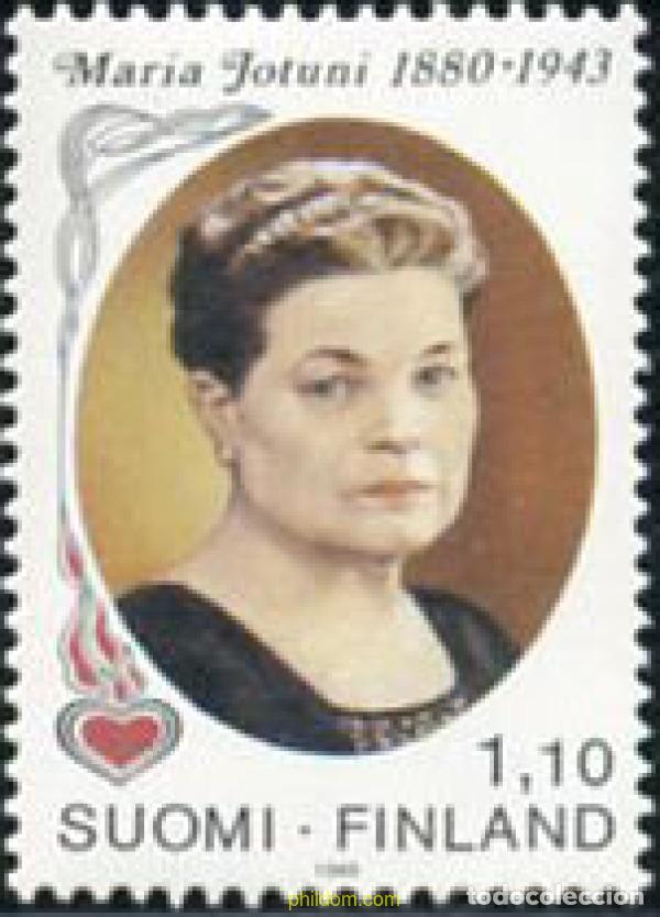 Sellos: 103757 MNH FINLANDIA 1980 CENTENARIO DEL NACIMIENTO DE MARIA JOTUNI
